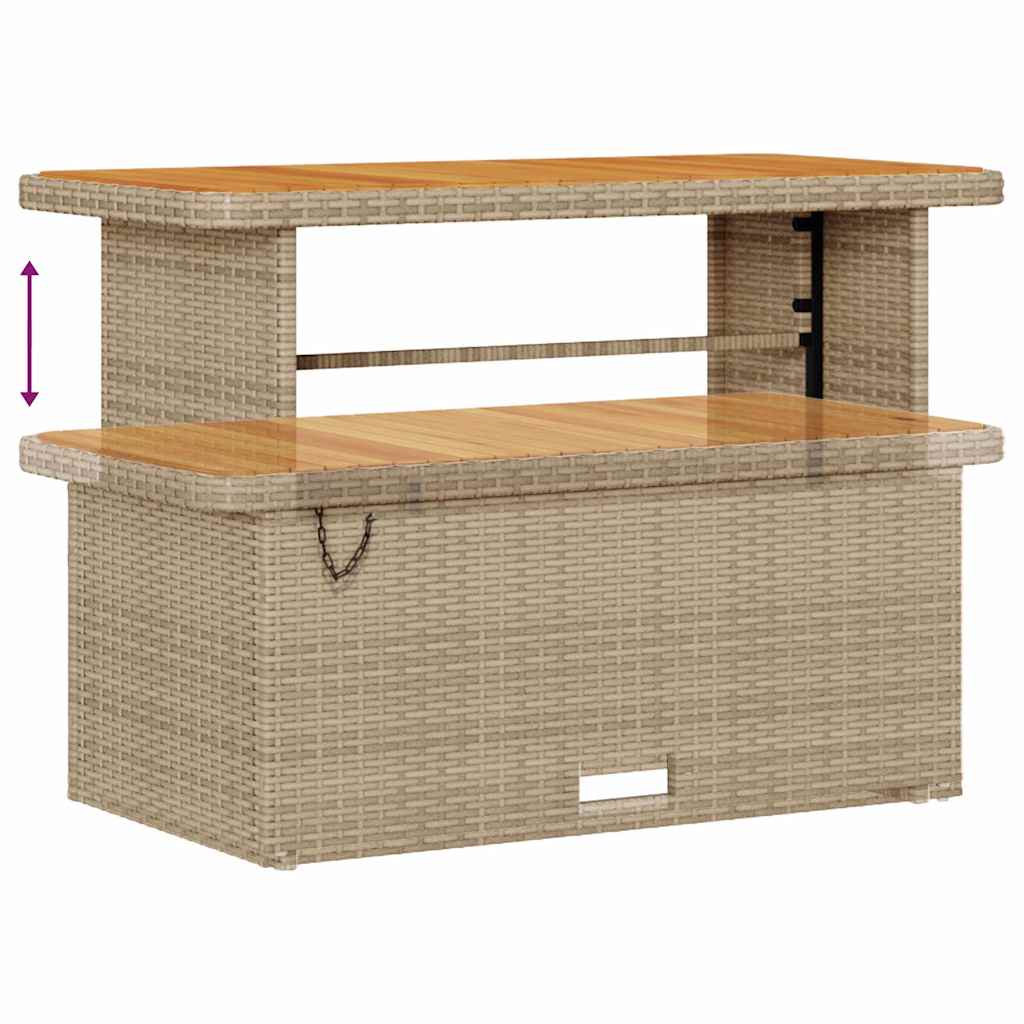 Tuin Sofa Set Met Kussen Met Opslag 10 Pcs En Licht Grijs