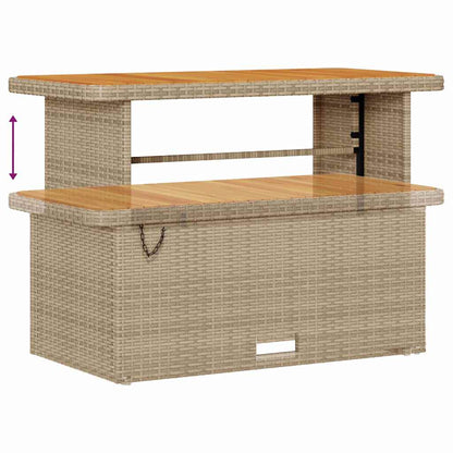 Tuin Sofa Set Met Kussen Met Opslag 10 Pcs En Licht Grijs