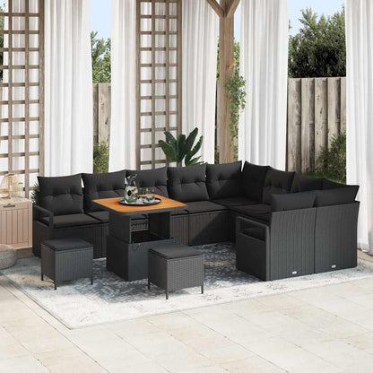 Tuin Sofa Set Met Kussen Met Opslag 12 Pcs En Crème