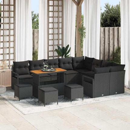 Tuin Sofa Set Met Kussen Met Opslag 12 Pcs