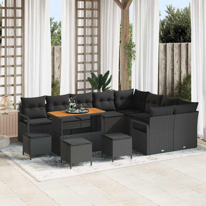 Tuin Sofa Set Met Kussen Met Opslag 12 Pcs En Crème