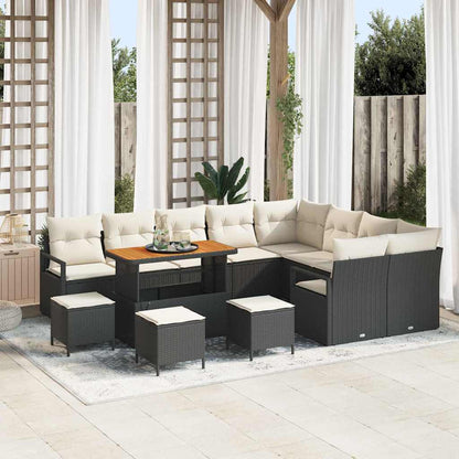 Tuin Sofa Set Met Kussen Met Opslag 12 Pcs En Crème