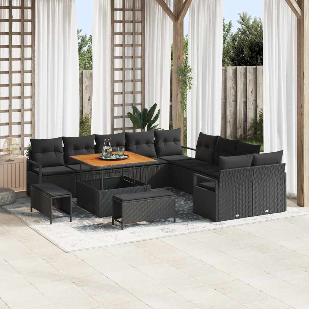 Tuin Sofa Set Met Kussen Met Opslag 13 Pcs