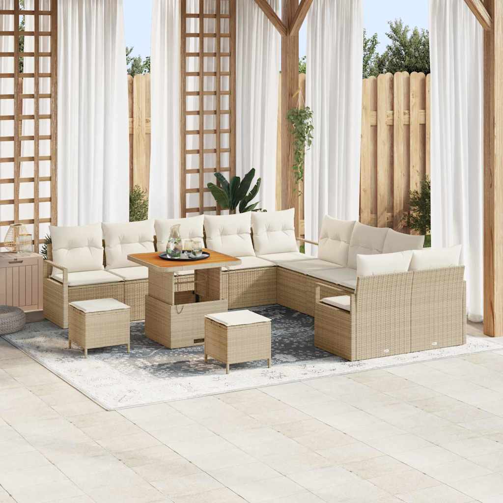 Tuin Sofa Set Met Kussen Met Opslag 13 Pcs