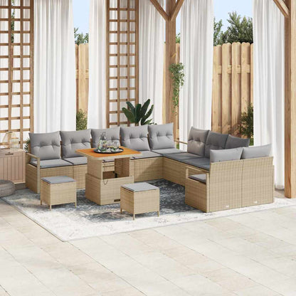 Tuin Sofa Set Met Kussen Met Opslag 13 Pcs