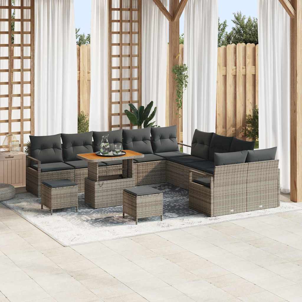 Tuin Sofa Set Met Kussen Met Opslag 13 Pcs
