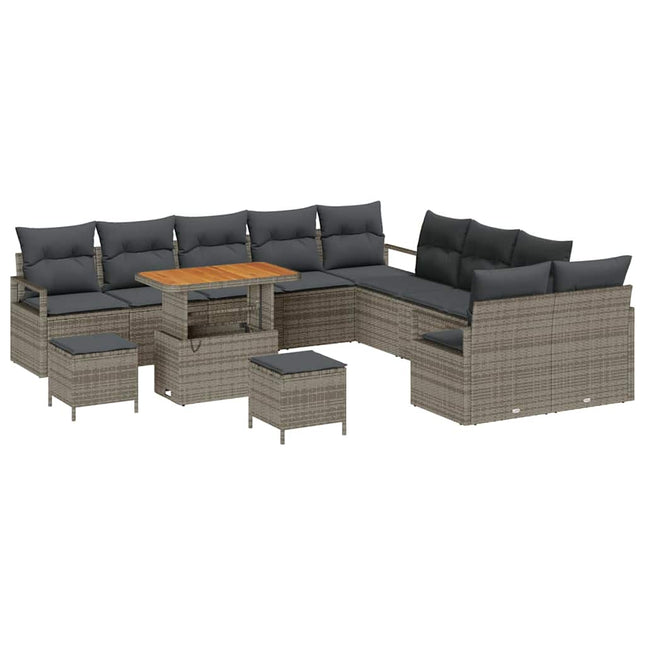 Tuin Sofa Set Met Kussen Met Opslag 13 Pcs