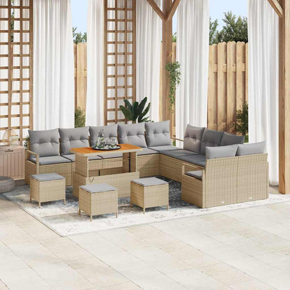 Tuin Sofa Set Met Kussen Met Opslag 13 Pcs