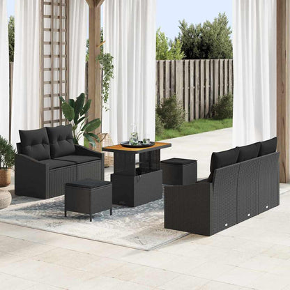 Tuin Sofa Set Met Kussen Met Opslag 8 Pcs