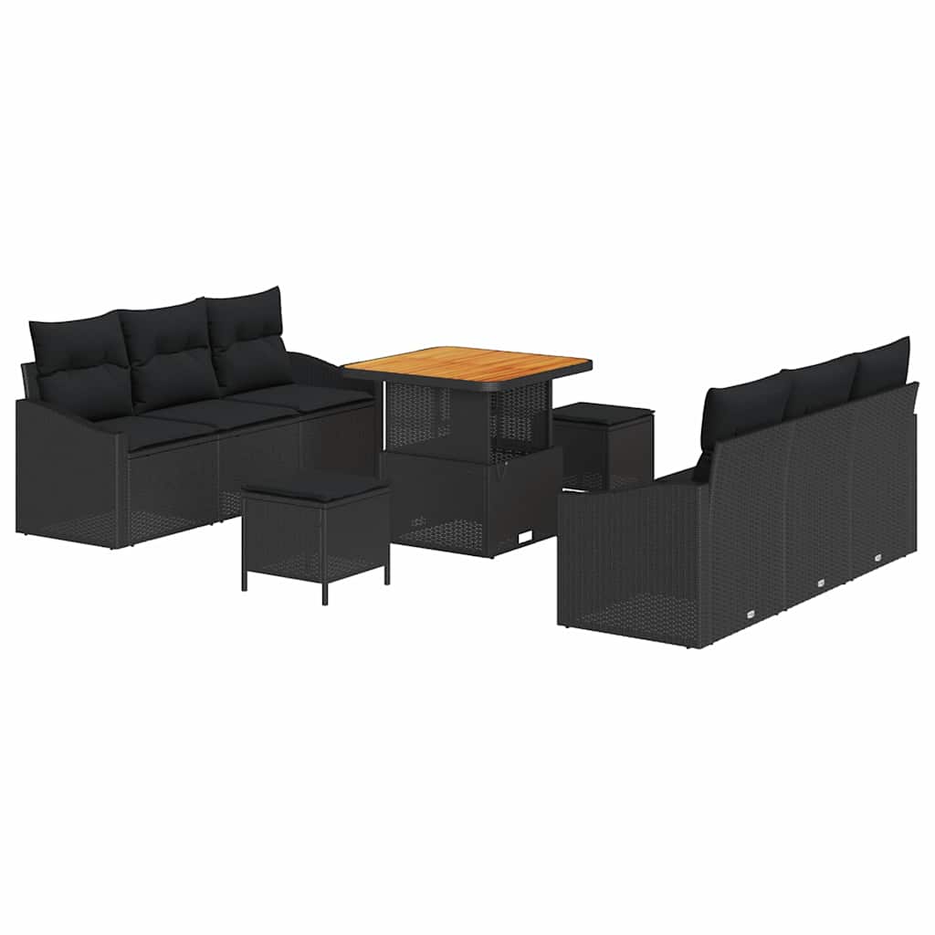 Tuin Sofa Set Met Kussen Met Opslag 9 Pcs