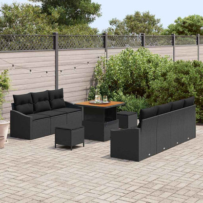 Tuin Sofa Set Met Kussen Met Opslag 10 Pcs