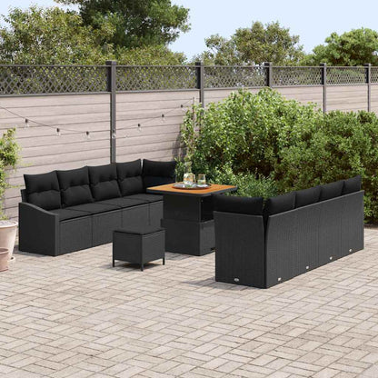Tuin Sofa Set Met Kussen Met Opslag 11 Pcs