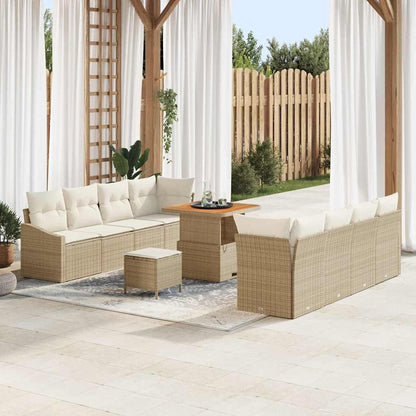 Tuin Sofa Set Met Kussen Met Opslag 11 Pcs