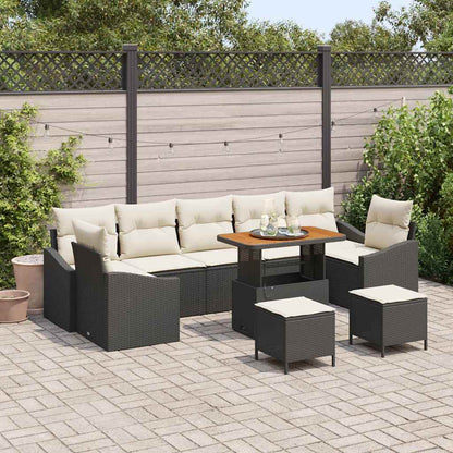 Tuinbankenset Met Kussen Met Opslag 10 Pcs Poly Riet