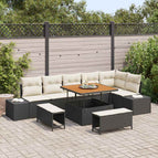100 cm tafellengte / Zwart en crèmewit