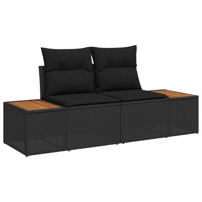 Tuinbankenset Met Kussen Met Opslag 12 Pcs Poly Riet