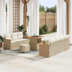 80 cm tafellengte / beige en crèmewit