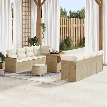 Tuinbankenset Met Kussen 12 Pcs Poly Rattan