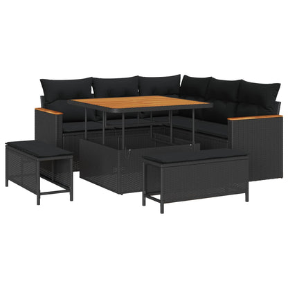 Tuin Sofa Set Met Kussen 8 Pcs Poly Riet