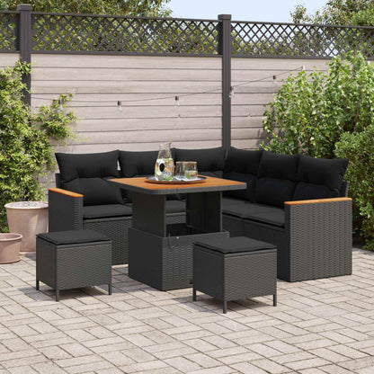 Tuin Sofa Set Met Kussen 8 Pcs Poly Riet
