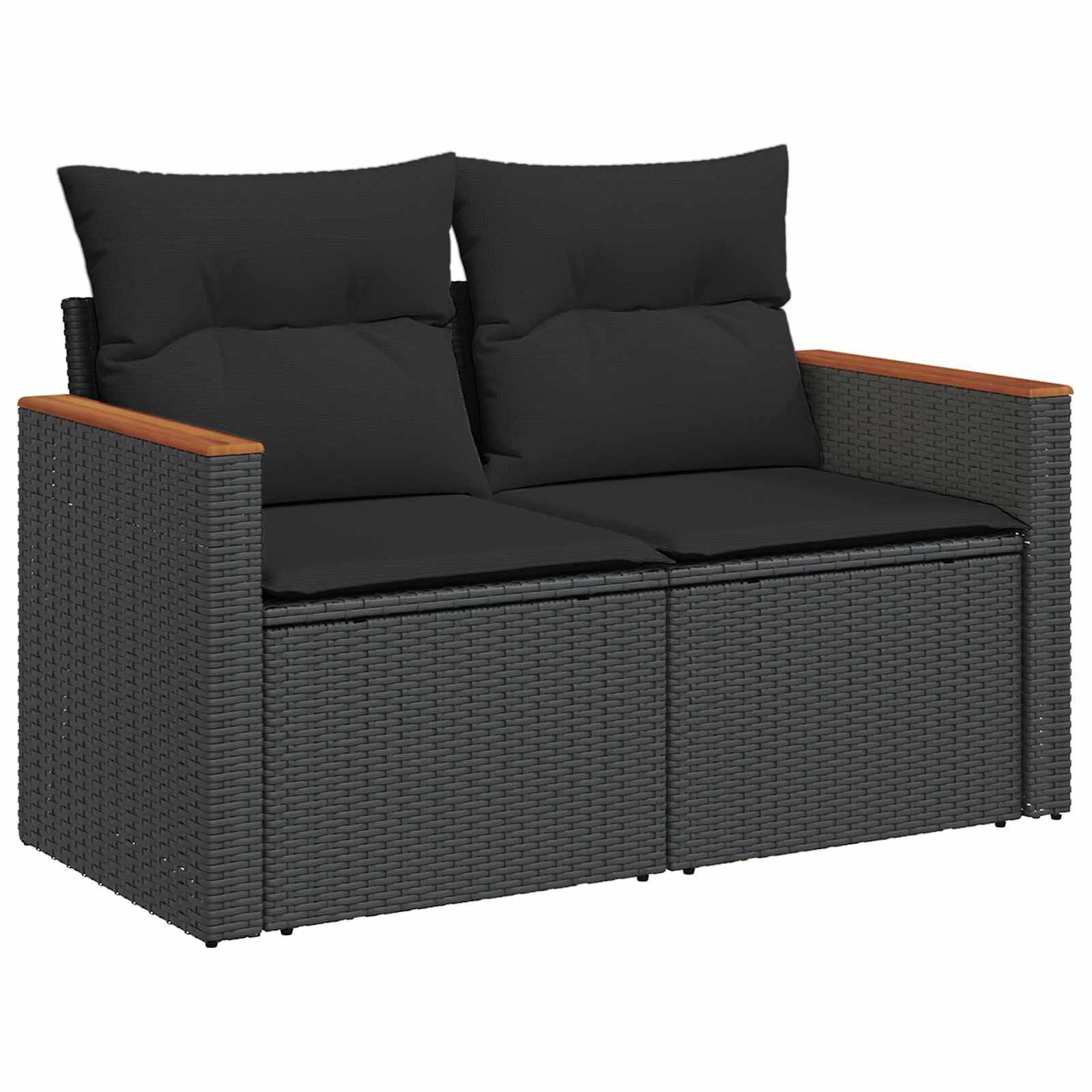 Tuin Sofa Set Met Kussen Met Opslag 12 Pcs Poly Rattan