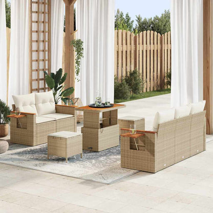 Tuinbankenset Met Kussen 10 Pcs Poly Rattan