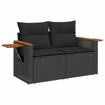 Tuinbankenset Met Kussen 18 Pcs Poly Rattan