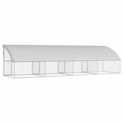 Hondenhok 4 St Zilver 8 X 2 X 2 M Gegalvaniseerd Staal