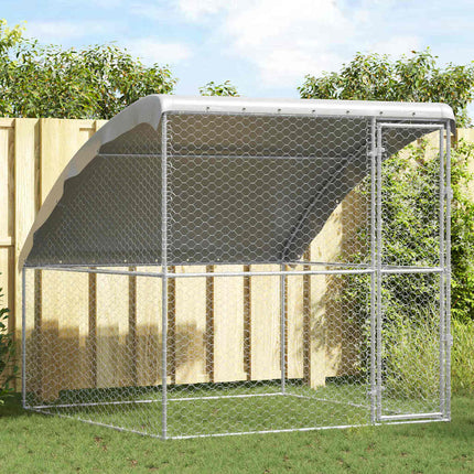 Hondenhok 4 St Zilver 8 X 2 X 2 M Gegalvaniseerd Staal