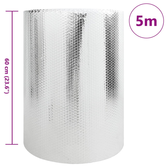 Radiatorfolie Zilver 5 X 0,6 M Polyetheen