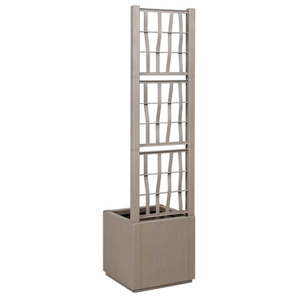 Tuindruppel Met Trellis Licht Bruin Pp