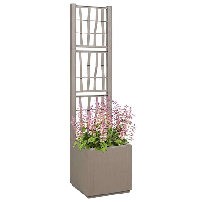 Tuindruppel Met Trellis Licht Bruin Pp