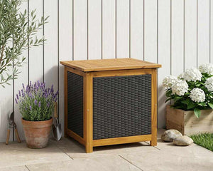 Tuinopslagdoos 88 L Massief Acaciahout 60 X 50 X 56 Cm