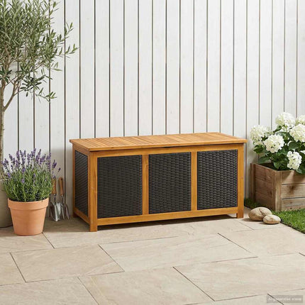 Tuinopslagdoos 88 L Massief Acaciahout 60 X 50 X 56 Cm