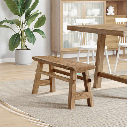 Bank Naturel 100 X 29 X 43,5 Cm Massief Teakhout