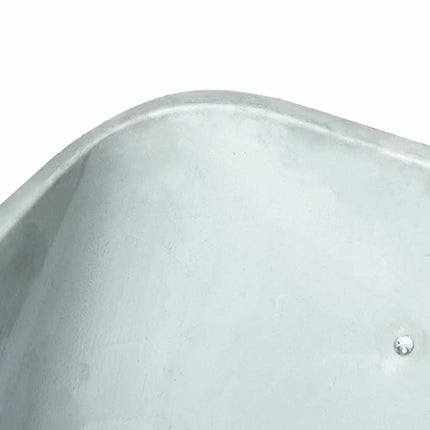 Kruiwagen Zilver En Zwart 137 X 60 X 65,5 Cm Staal