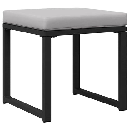 Tuinmeubelen 4 Pcs 2-Aantal Zitplaatsen Lichtgrijs Polyester