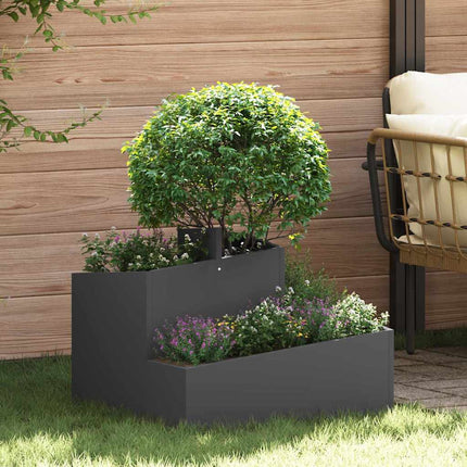 Tuin Bloempot Olijf Groen 60 X 60 X 50 Cm Koudgewalst Staal