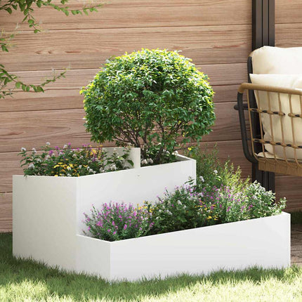 Tuin Bloempot Olijf Groen 60 X 60 X 50 Cm Koudgewalst Staal