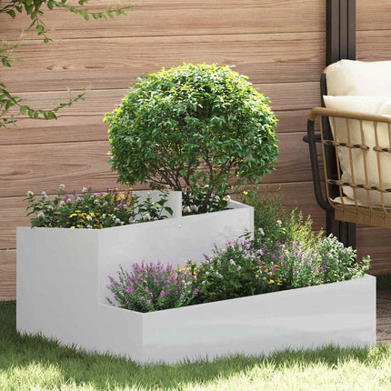 Tuin Bloempot Olijf Groen 60 X 60 X 50 Cm Koudgewalst Staal