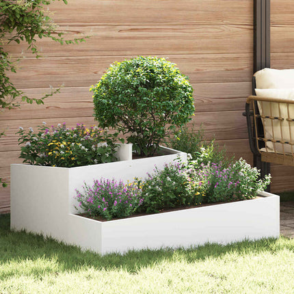 Tuin Bloempot Olijf Groen 60 X 60 X 50 Cm Koudgewalst Staal