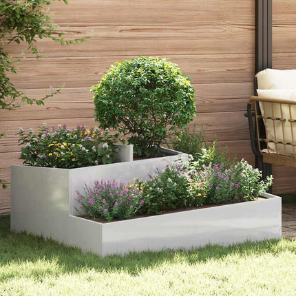 Tuin Bloempot Olijf Groen 60 X 60 X 50 Cm Koudgewalst Staal