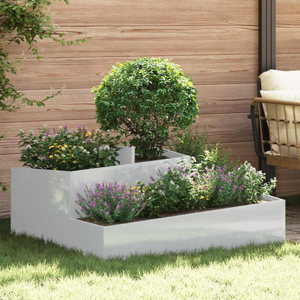 Tuin Bloempot Olijf Groen 60 X 60 X 50 Cm Koudgewalst Staal