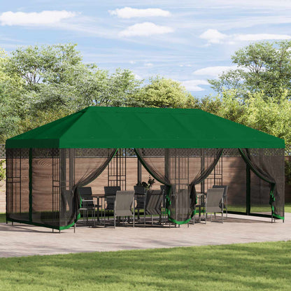 Paviljoen Met Zijwanden 6 X 3 M Polyester En Staal 190