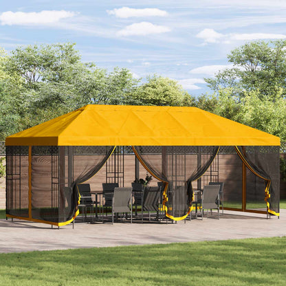 Paviljoen Met Zijwanden 6 X 3 M Polyester En Staal 190