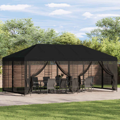 Paviljoen Met Zijwanden 6 X 3 M Polyester En Staal 190