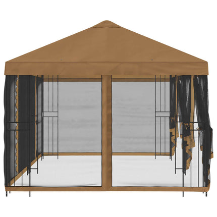 Paviljoen Met Zijwanden 6 X 3 M Polyester En Staal 190