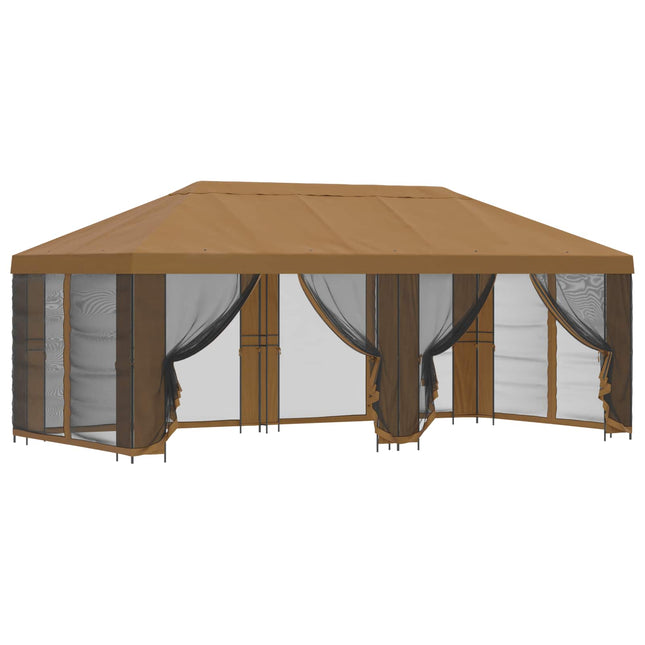 Paviljoen Met Zijwanden 6 X 3 M Polyester En Staal 190
