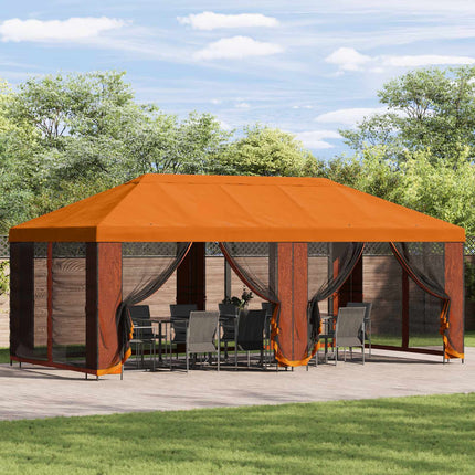 Paviljoen Met Zijwanden 6 X 3 M Polyester En Staal 190