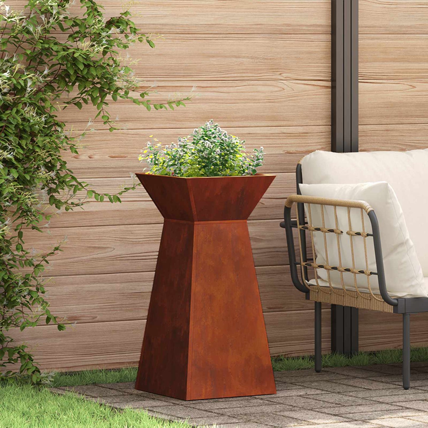 Pilaar Plantenbak 40 X 40 X 100 Cm